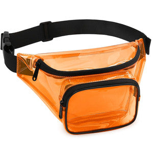 Orange clear deals fanny pack